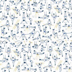 Liberty Tana Lawn® Fabric Gymnasium  2 Yards NEW